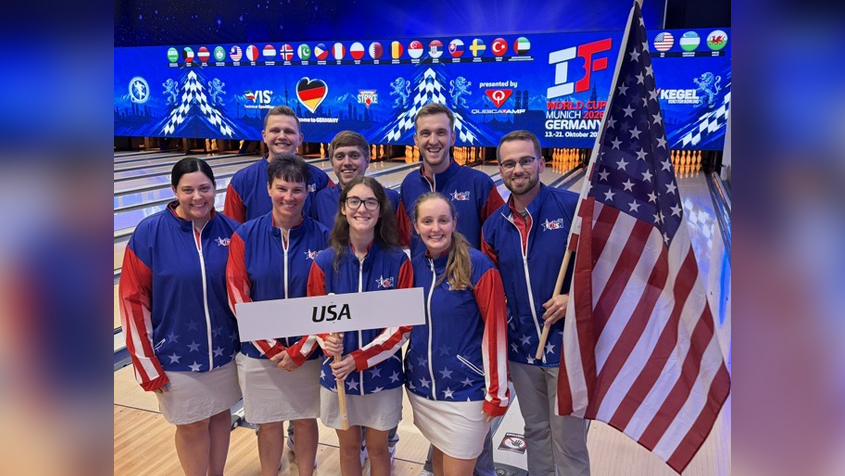 Team USA during the opening ceremony at the 2026 IBF World Cup in Munich